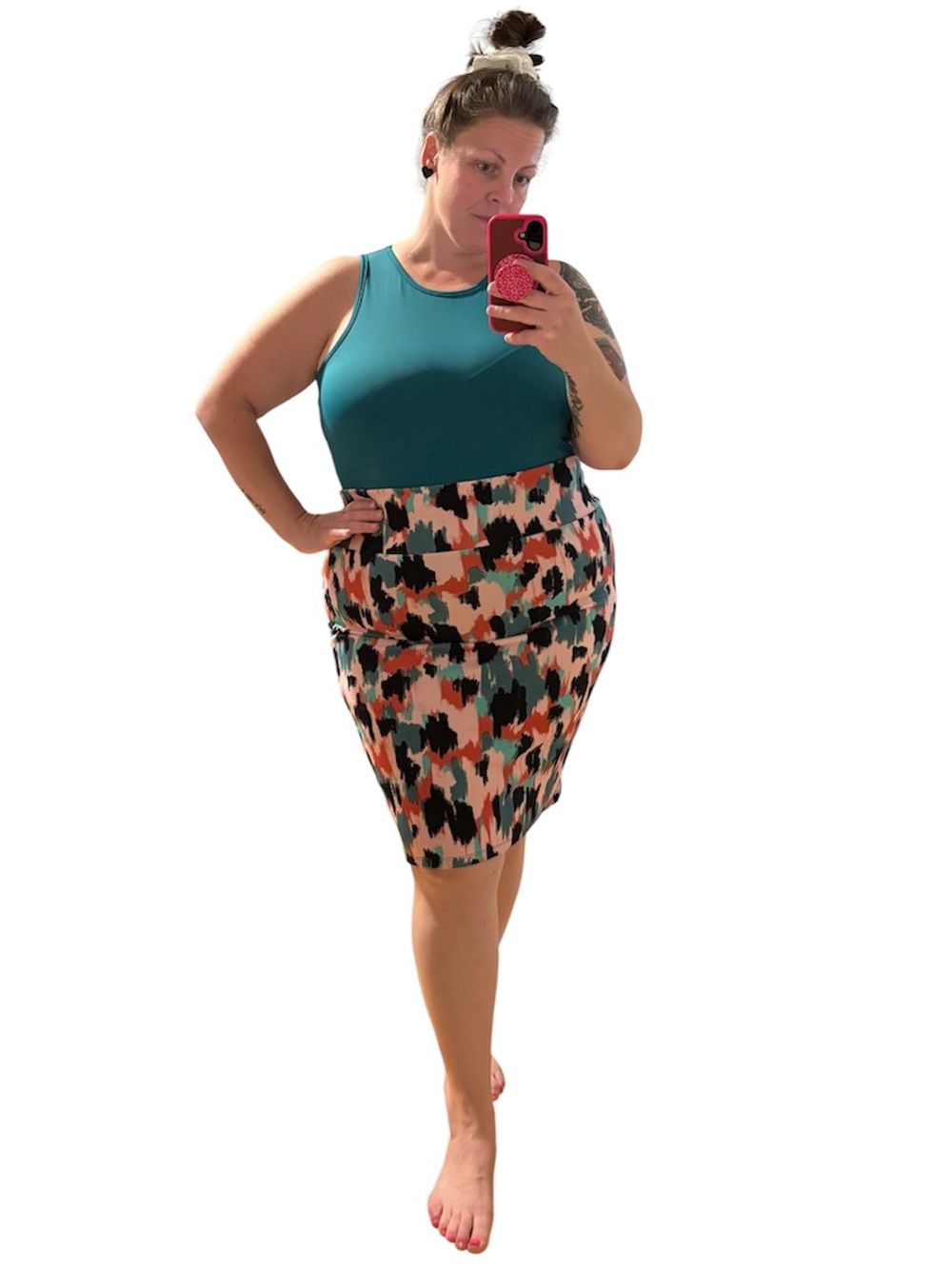 LuLaRoe Bodysuit & Skirt Bundle 2X